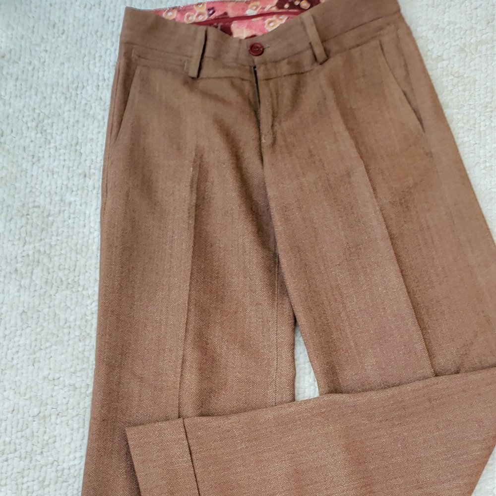 Brown flare pant